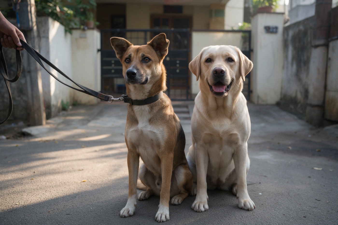 Watch your dog for a week and note which description fits on an ordinary day, not on a stormy one.