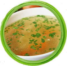 Fresh Chicken broth Soup